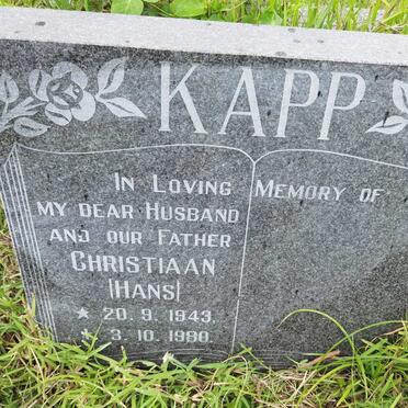 KAPP Christiaan 1943-1980
