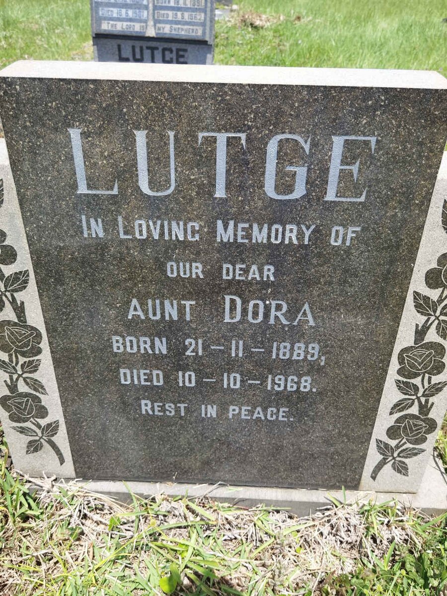 LUTGE Dora 1889-1968