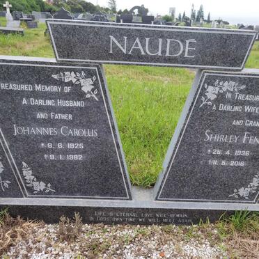 NAUDÉ Johannes Carolus 1925-1982 &amp; Shirley Fenella 1936-2016