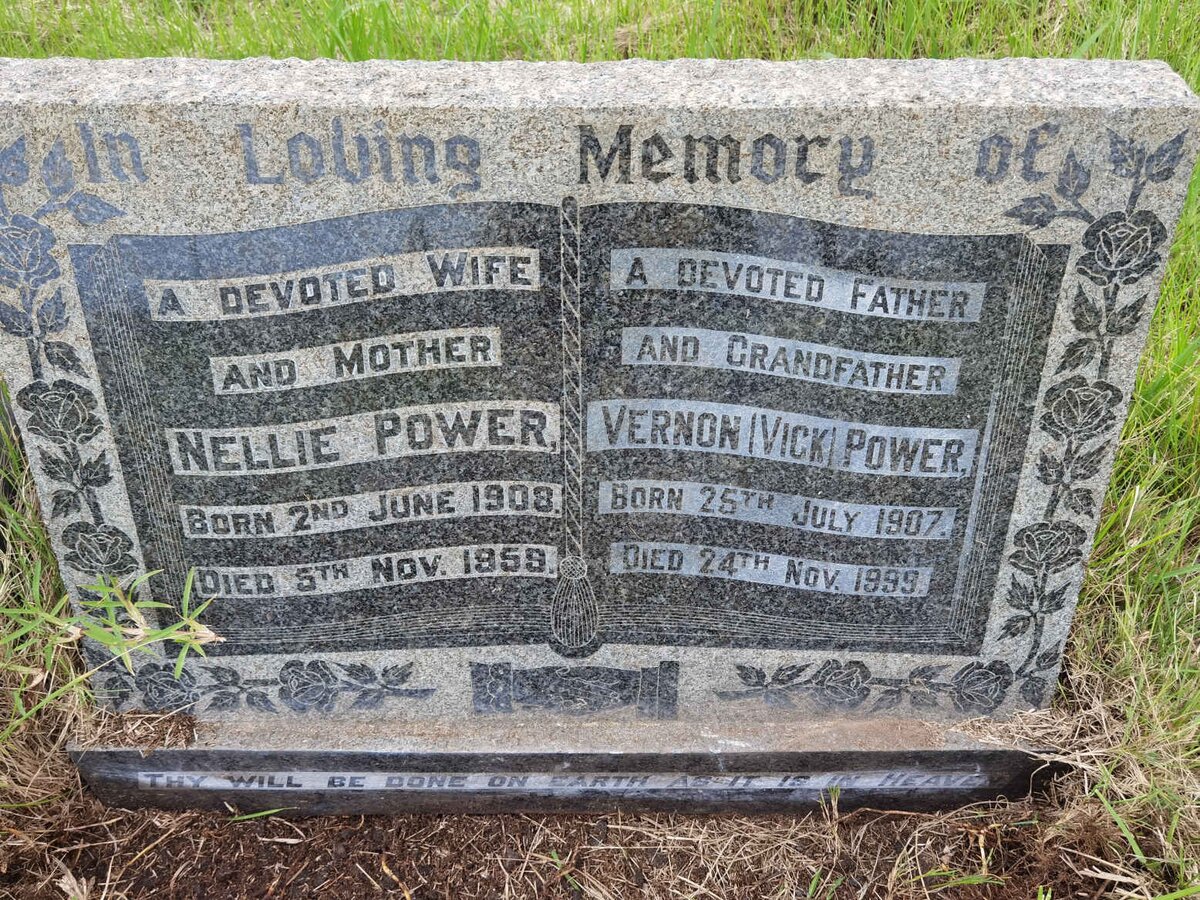 POWER Vernon 1907-1999 & Nellie 1908-1959