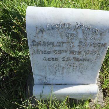 SANSOM Charlotte -1932