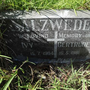 SALZWEDEL Ivy Gertrude 1904-1981