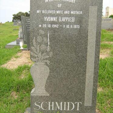 SCHMIDT Yvonne 1942-1973