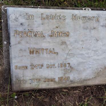 WHITTAL Percival James 1887-1940