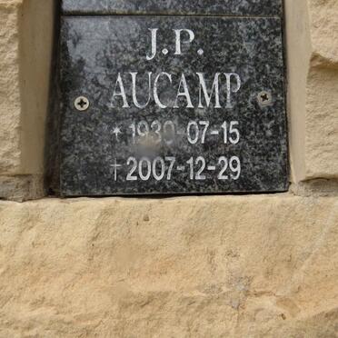 AUCAMP J.P. 1939-2007