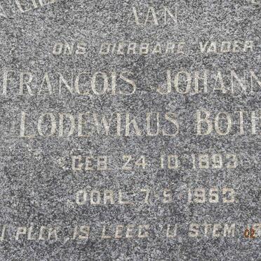BOTHA Francois Johannes Lodewikus 1893-1953