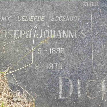 DICKS Joseph Johannes 1898-1979