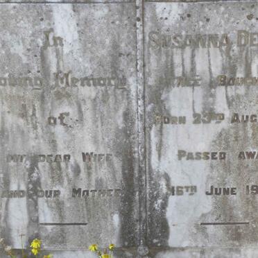 DEWING Susanna nee BOUCHER 1875-1934