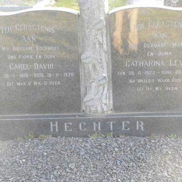 HECHTER Carel David 1919-1970 &amp; Catharina Levina 1922-1978