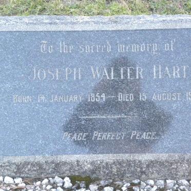 HART Joseph Walter 1854-1945