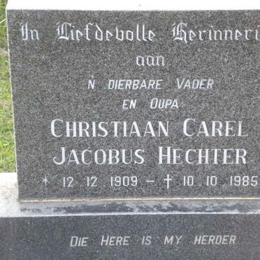 HECHTER Christiaan Carel Jacobus 1909-1985