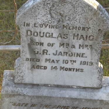 JARDINE Douglas Haig -1919