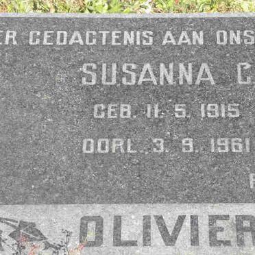 OLIVIER Susanna C. 1915 - 1961