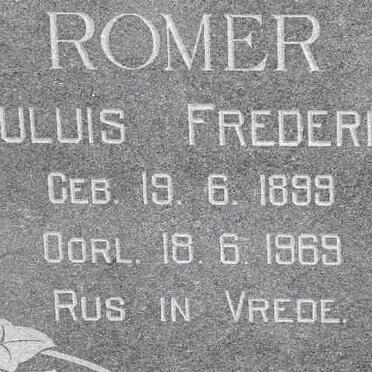 RÖMER Julius Frederic 1899-1969