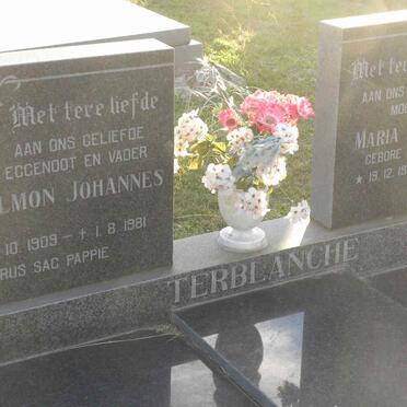 TERBLANCHE Salmon Johannes 1909-1981 &amp; Maria Johanna BEZUIDENTHOUT 1915-1992
