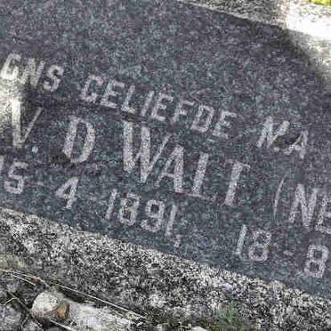 WALT A.M., vd nee MAARTENS 1891-1972