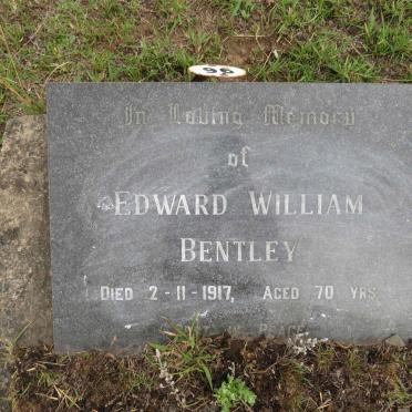 BENTLEY Edward William -1917