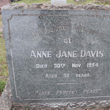 DAVIS Anne Jane -1954