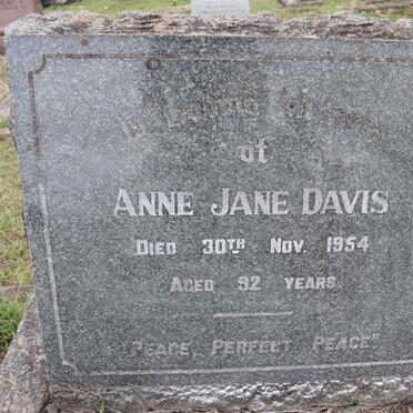 DAVIS Anne Jane -1954