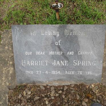 SPRING Harriet Jane -1954