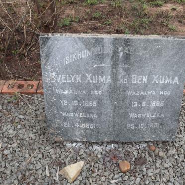 XUMA Ben 1885-1951 &amp; Evelyn 1895-1951