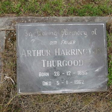 THURGOOD Arthur Harrington 1895-1962