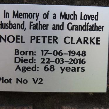 CLARKE Noel Peter 1948-2016