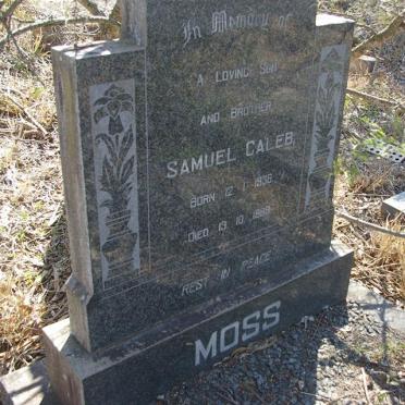 MOSS Samuel Caleb 1936-1969