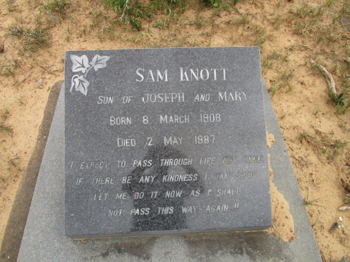 KNOTT Sam 1908-1987