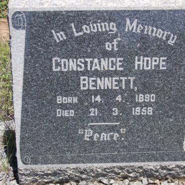 BENNETT Constance Hope 1890-1958