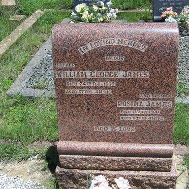 JAMES William George -1937 &amp; Rosina -1938