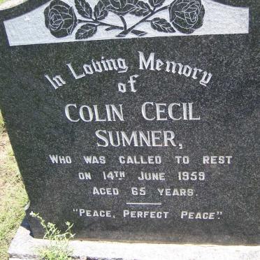 SUMNER Colin Cecil -1959