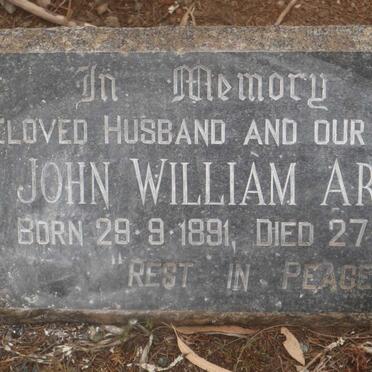 ARNOLD John William 1891-1965