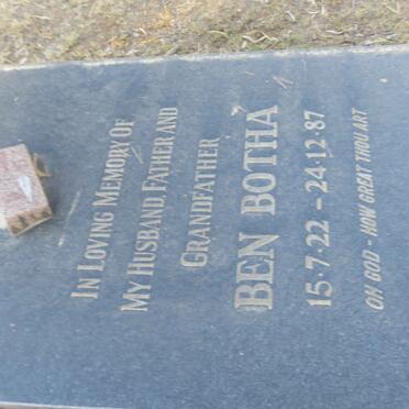BOTHA Ben 1922-1987