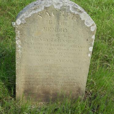 BURNSIDE Henry -1886