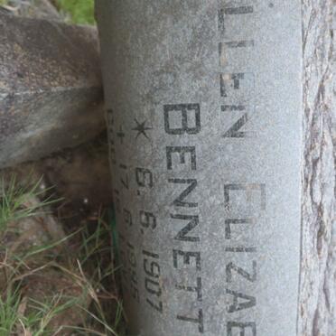 BENNETT Ellen Elizabeth 1907-1995 