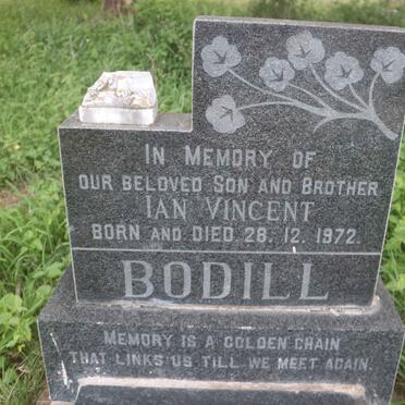 BODILL Ian Vincent 1972-1972