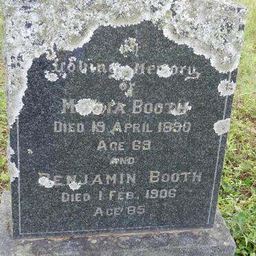 BOOTH Benjamin -1906 &amp; Maria -1890