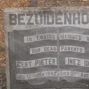 BEZUIDENHOUT Gert Pieter -1943 &amp; Inez Ida -1958