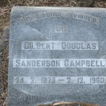 CAMPBELL Gilbert Douglas Sanderson 1875-1960 &amp; Ethelyn Myra Louise STANFORD -1976