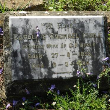 CURLE Caroline Rachael 1856-1934