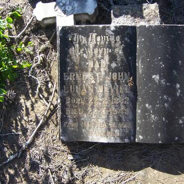 DEVINE Ernest John Lunan 1882-1948