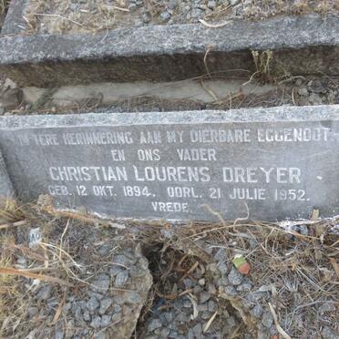 DREYER Christian Lourens 1894-1952