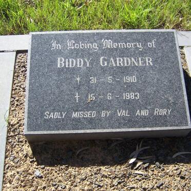 GARDNER Biddy 1910-1983