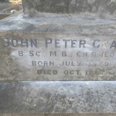 GRANT John Peter 1879-1918