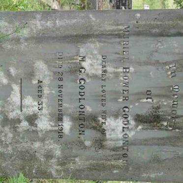 GODLONTON Muriel Bower -1918