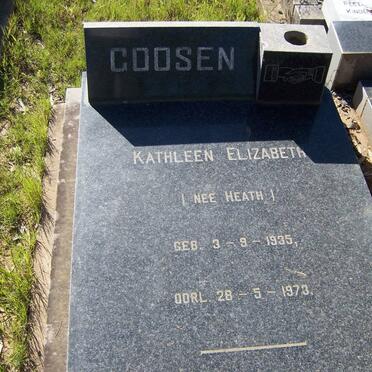 GOOSEN Kathleen Elizabeth nee HEATH 1935-1973