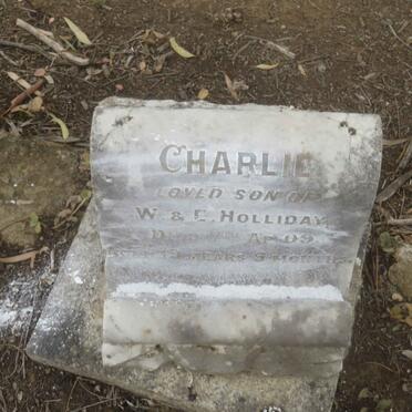 HOLLIDAY Charlie -1909