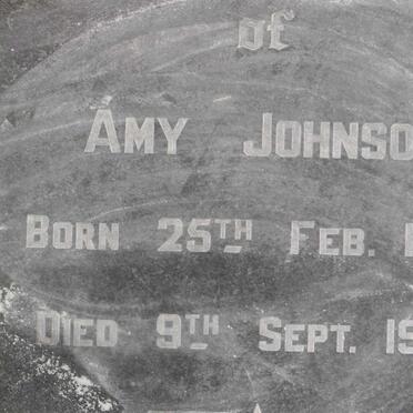 JOHNSON Amy 1868-1949