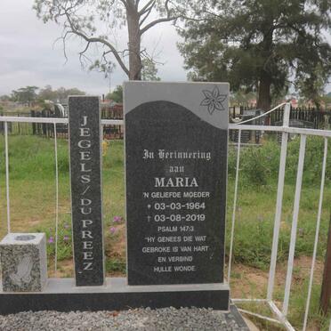 JEGELS Maria nee DU PREEZ 1964-2019